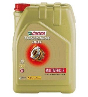 OLEJ PRZEK┼üADNIOWY TRANSMAX DUAL MULTIVEHICLE 20L CASTROL 15EEFD