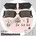 KLOCKI HAM./PRZ/ VOLVO XC60 II 21- ZIMMERMANN 263061802 (фото 1)