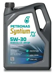 Олива 5W30 SYNTIUM X (5L) (FORD WSS-M2C913-C/FORD WSS-M2C913-D/VW 505.00/505.01) (ACEA C2/C3) Petronas 70982M12EU