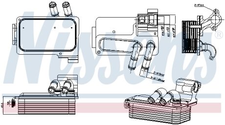 Радіатор оливний NISSENS 91511