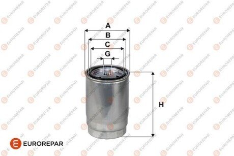 ФІЛЬТР ПАДТВН. ДИЗЕЛЬ Eurorepar 1694147080