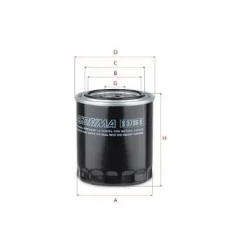 Фільтр оливи SOFIMA S 3786 R