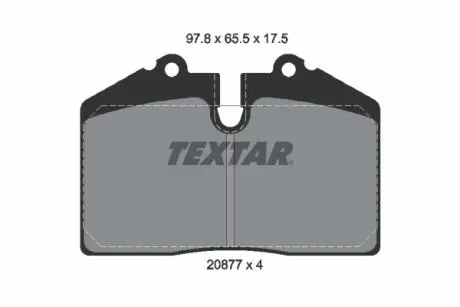 KLOCKI HAM PRZOD TEXTAR 2087710