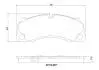 Klocki ham. PORSCHE 718 BOXSTER (982) 04/16-> / PORSCHE 718 CAYMAN (982) BREMBO P65048 (фото 1)