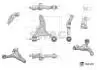 Wahacz /L/ VOLVO S60/V70 99-10 SWAG 33111583 (фото 1)
