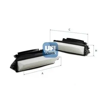 Фото filtr powietrza 2-szt UFI 30E5700 FILTR POWIETRZA 2-SZT UFI 30E5700