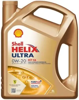 HELIX ULTRA ECT C6 0W20 5L SP/GF-6A, C5/C6, BMW LL-17FE+, MB229.71/72 SHELL 550074671 (фото 1)