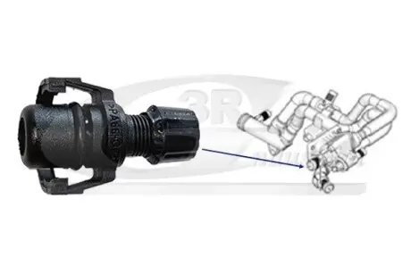 Повітровипускний гвинт/клапан компенсаційного бачка Citroen Berlingo/C4/Peugeot 3008/5008/Partner 1.6Hdi/2.0Hdi 08- 3RG 65201