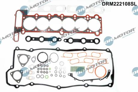 Комплект прокладок двигуна 71 елемент DR MOTOR DRM222108SL (фото 1)