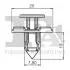 Кліпса кріплення (к-кт 10шт) Nissan/Mitsubishi/Renault Fischer Automotive One (FA1) 75-30005.10 (фото 2)