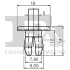 Кліпса кріплення обшивки (к-кт 10шт) Audi/Skoda/VW Fischer Automotive One (FA1) 11-20009.10 (фото 2)