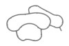 Прокладка корпуса фільтра масляного BMW X3 (E83) 2.0i 05-11 N43/N45/N46/N42/N40 ADLER 11427508971 (фото 1)