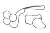 Прокладка корпуса фільтра масляного BMW X5 (F15/F85) 13- N47/N57 ADLER 11428580682 (фото 1)