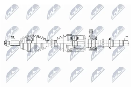 DRIVESHAFT NTY NPW-MS-092