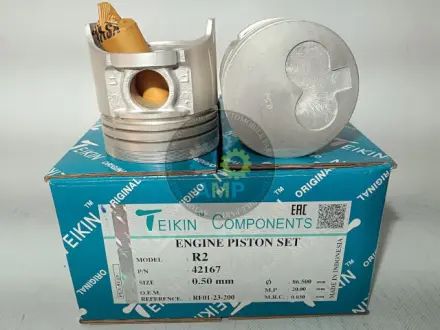 Поршни ремонт +0.50mm(к-кт на мотор) Mazda R2/RF, Kia Besta TEIKIN 42167050