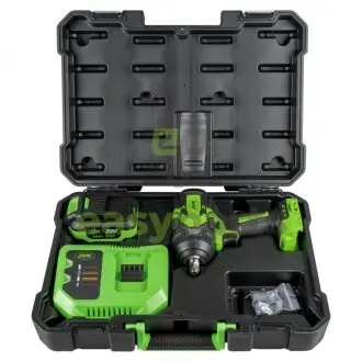 Гайкокрут акумуляторний 1/2" 1000 Нм 20V 4Ah (АКБ і зарядн. пристрій) JBM 60051C