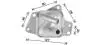 AVA LEXUS Оливний радіатор (без корпуса) NX 200t 14-, NX 300 17-, RX 200t 15-, RX 300 17- AVA COOLING TO3769 (фото 3)