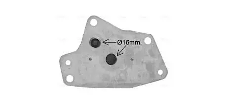 AVA LEXUS Оливний радіатор (без корпуса) NX 200t 14-, NX 300 17-, RX 200t 15-, RX 300 17- AVA COOLING TO3769