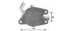 AVA TOYOTA Оливний радіатор (без корпуса) RAV 4 III 2.0 4WD 08-, RAV 4 IV 2.0 12- AVA COOLING TO3771 (фото 1)