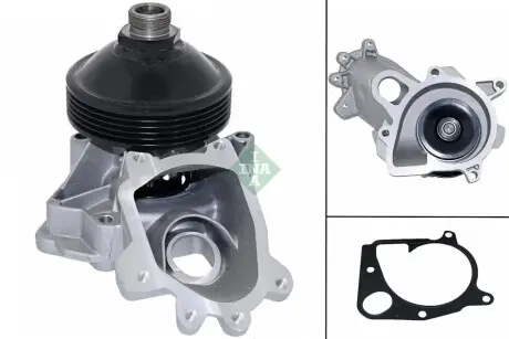Помпа води BMW 3/5/7/X5 330d/xd/525d/530d/730d/3.0d 98-05/Opel Omega B 2.5DTI 01-03/Range Rover 02- INA 538102810