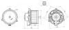 Вентилятор отопителя салона Chevrolet Cruze (09-), Malibu (11-16)/Opel Insignia AVA COOLING OL8752 (фото 1)