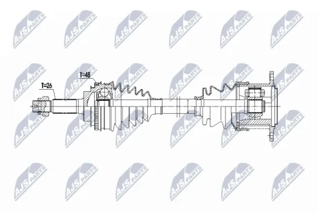 DRIVESHAFT NTY NPW-TY-197
