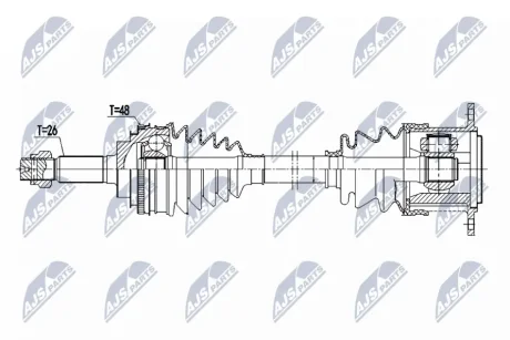 DRIVESHAFT NTY NPW-TY-198
