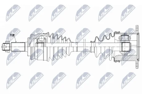DRIVESHAFT NTY NPW-SU-065