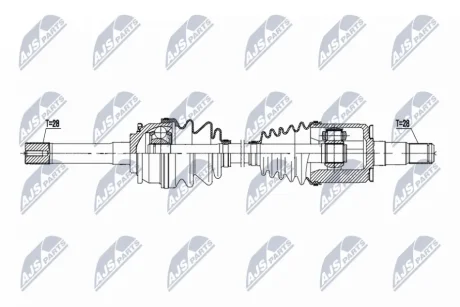 DRIVESHAFT NTY NPW-HY-641