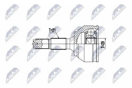 ШАРНІР РІВНИХ КУТОВИХ ШВИДКОСТЕЙ NTY NPZ-PE-036