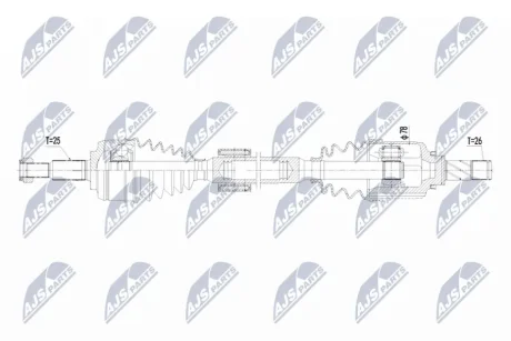 Фото піввісь NTY NPW-RE-217 ПІВВІСЬ NTY NPW-RE-217
