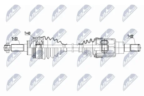 ПІВВІСЬ NTY NPW-SU-075