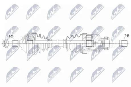 Фото піввісь NTY NPW-CT-155 ПІВВІСЬ NTY NPW-CT-155