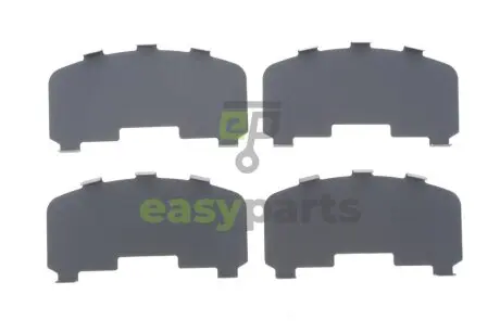 Комплект протискрипних пластин (передніх) Nissan Juke 10-/Tiida 04- FRENKIT 940058