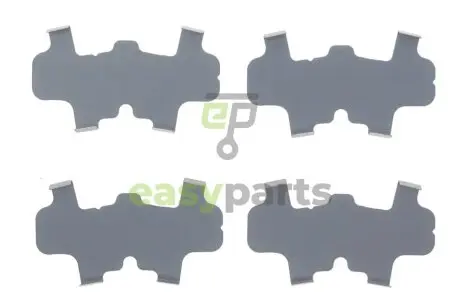 Фото комплект протискрипних пластин (задніх) Toyota Auris 06- (Galfer) FRENKIT 940226 Комплект протискрипних пластин (задніх) Toyota Auris 06- (Galfer) FRENKIT 940226
