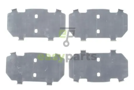 Комплект протискрипних пластин (передніх) Hyundai Santa Fe/Trajet 00-12/Ssangyong Actyon/Kyron 05-/Rexton 02- FRENKIT 940118