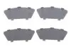 Комплект протискрипних пластин (задніх) Subaru Impreza 99-/Forester 02-12/Saab 9-2X 04-06 (Akebono) FRENKIT 940117 (фото 1)