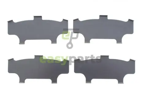 Комплект протискрипних пластин (задніх) Toyota Avensis/ Previa 2.0/2.0D 01-09 (Sumitomo) FRENKIT 940115