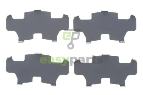 Комплект протискрипних пластин (передніх) Toyota Corolla 01-08/Prius 03-09/Yaris 99-05 FRENKIT 940114