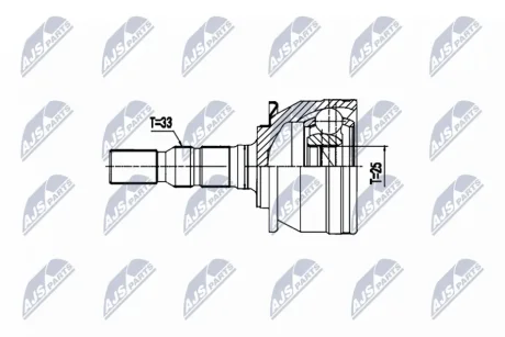 OUTER CV JOINT NTY NPZ-PL-052