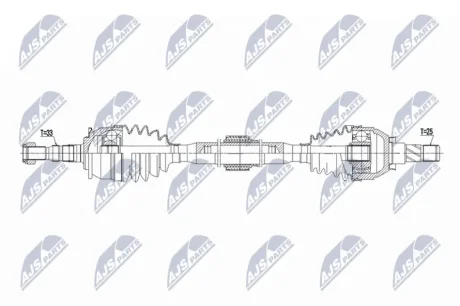 Фото driveshaft NTY NPW-PL-155 DRIVESHAFT NTY NPW-PL-155