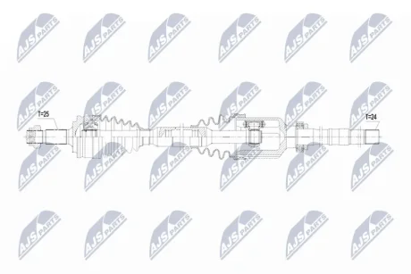 Фото driveshaft NTY NPW-PE-120 DRIVESHAFT NTY NPW-PE-120