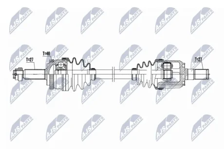 DRIVESHAFT NTY NPW-HY-636