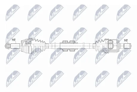 DRIVESHAFT NTY NPW-HY-634