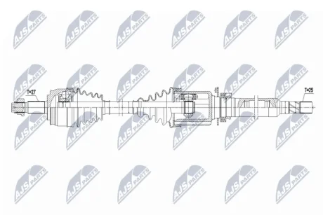 DRIVESHAFT NTY NPW-FT-094