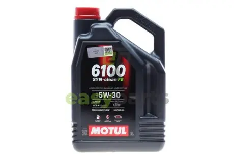 Олива 5W30 Syn-clean FE (5L) (API SP) (ACEA C2|C3) (112921) MOTUL 841751