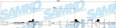 Трос зчеплення SAMKO C0059C