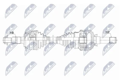 DRIVESHAFT NTY NPW-CH-166