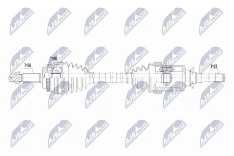 Фото піввісь NTY NPW-TY-195 ПІВВІСЬ NTY NPW-TY-195