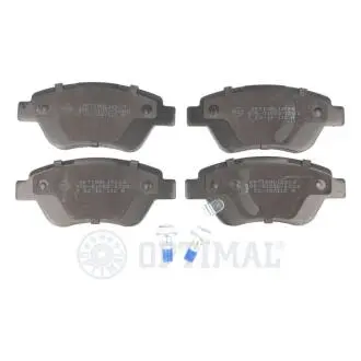 Колодки тормозные (передние) Fiat Doblo 01- (123x53.3x17.3) (с датчика) Optimal BP12324
